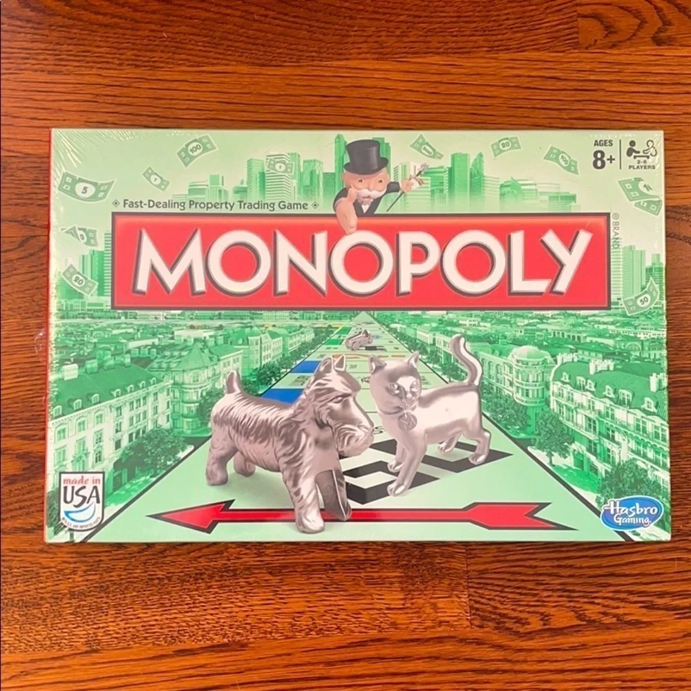 NIB Monopoly Board Game Classic w/ New Cat Token